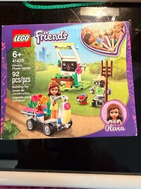 Lego Friends Olivia Flower Garden Playset - Purple, White, Green